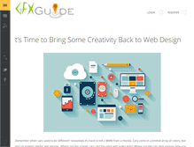 Tablet Screenshot of gfxguide.com
